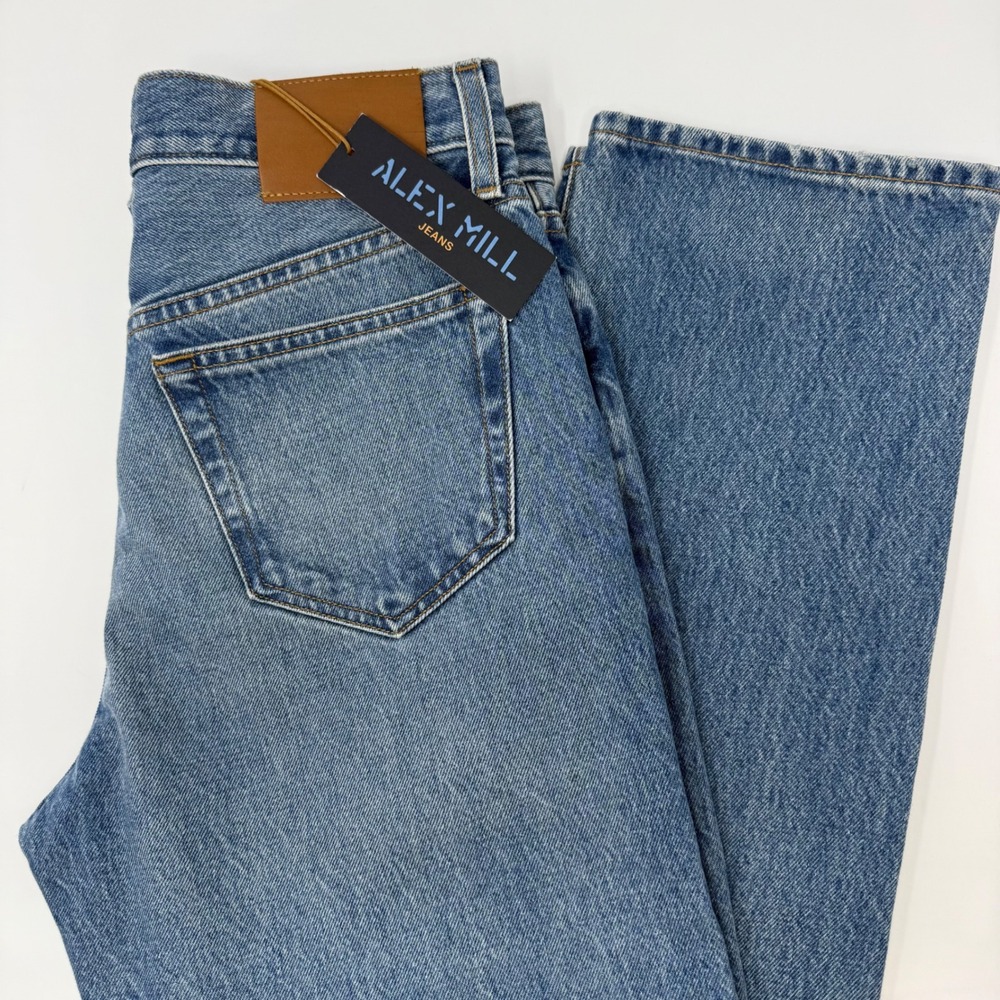 Alex Mill AM Original Straight Leg Jeans Vintage Medium Indigo 30x32 USA NEW